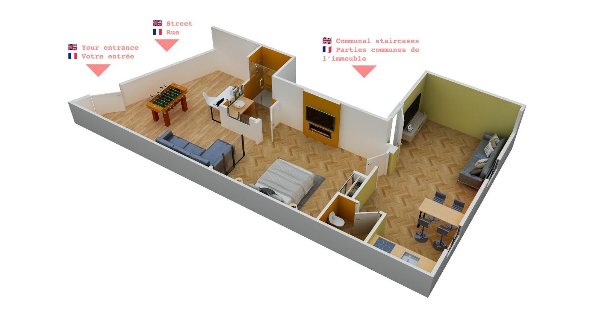 Apartment Magnifique Spacieux - Proche Centre